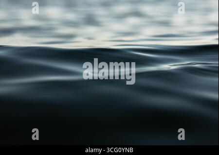 Deep blue ocean water as background Stock Photo