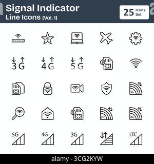 Signal Indicator (Vol.1) Stock Vector