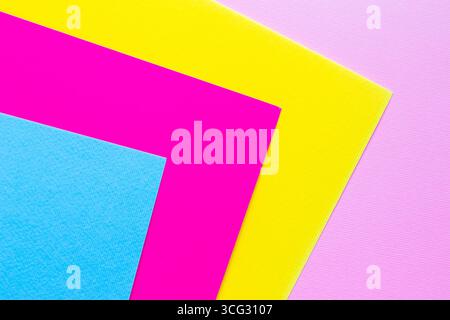 Several colored sheets of paper for pastels on the table. paper texture Stock Photo