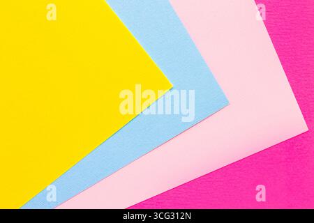 Several colored sheets of paper for pastels on the table. paper texture Stock Photo