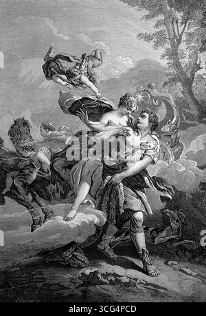 GREEK MYTHOLOGY Aurora, the goddess of the Dawn, in her chariot drawn ...