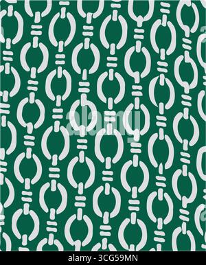 abstract chain vector pattern background, Chains on White Background Vector Seamless Pattern. Monochrome Marine Background. vector seamless pattern Stock Vector
