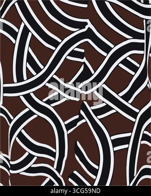 abstract chain vector pattern background, Chains on White Background Vector Seamless Pattern. Monochrome Marine Background. vector seamless pattern Stock Vector