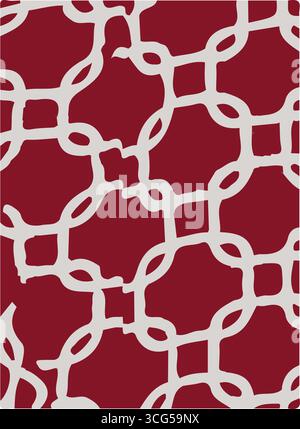 abstract chain vector pattern background, Chains on White Background Vector Seamless Pattern. Monochrome Marine Background. vector seamless pattern Stock Vector