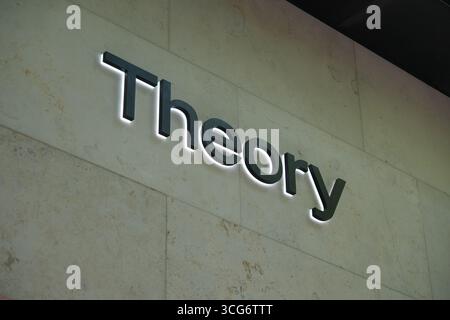 Shanghai,China-July 5th 2025: Theory company brand logo Stock Photo