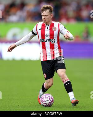 Keane Lewis-Potter #23 of Brentford in action Stock Photo - Alamy
