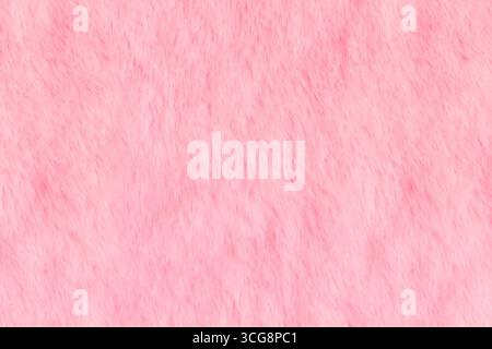 Texture of pink shaggy fur. Animal soft texture Stock Photo