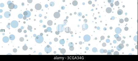 Circles ceiling with a circular pattern of colors dots Stock Vector