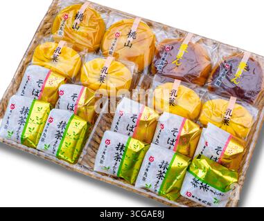 A mix of japanese cookies Stock Photo