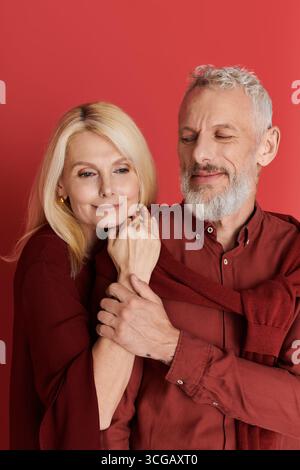 loving, couple, older couple, romance, couples, older couples Stock