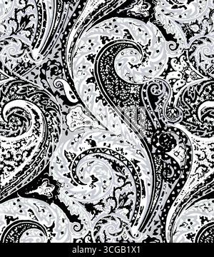 boho paisley Floral Ikat pattern embroidery border. Ethnic ikat floral Ethnic Indian Pattern Ikat pattern Ethnic Pattern Border floral Aztec embroider Stock Vector