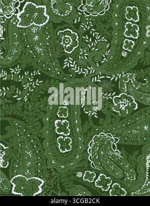 boho paisley Floral Ikat pattern embroidery border. Ethnic ikat floral Ethnic Indian Pattern Ikat pattern Ethnic Pattern Border floral Aztec embroider Stock Vector