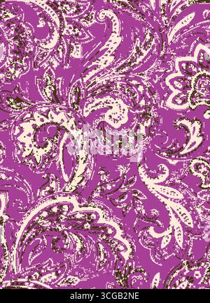 boho paisley Floral Ikat pattern embroidery border. Ethnic ikat floral Ethnic Indian Pattern Ikat pattern Ethnic Pattern Border floral Aztec embroider Stock Vector