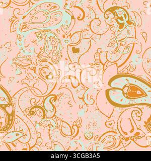 boho paisley Floral Ikat pattern embroidery border. Ethnic ikat floral Ethnic Indian Pattern Ikat pattern Ethnic Pattern Border floral Aztec embroider Stock Vector