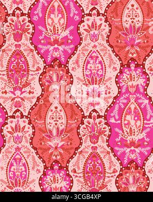 boho paisley Floral Ikat pattern embroidery border. Ethnic ikat floral Ethnic Indian Pattern Ikat pattern Ethnic Pattern Border floral Aztec embroider Stock Vector