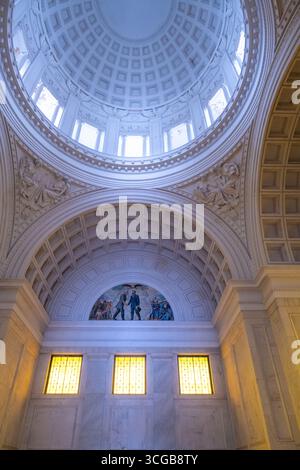 inside Grant's Tomb in NYC, upper Manhattan Stock Photo