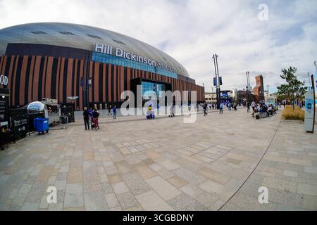 Hill Dickinson Stadium, Liverpool, UK. 27th Aug, 2025. EFL Carabao Cup Football, Everton versus Mansfield Town; A general exterior view of the Hill Dickinson Stadium, the new home to Everton FC Credit: Action Plus Sports/Alamy Live News Stock Photo