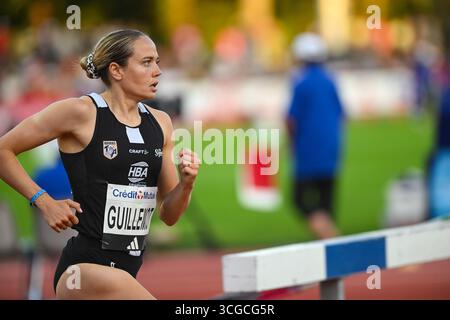 Agathe GUILLEMOT, French middle-distance runner prior Ligue 1 McDonald ...
