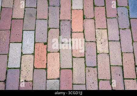 detail of a colored tile background Stock Photo