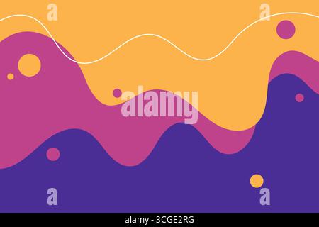 Abstract elements organic fluid liquid shapes background design. Stock Vector