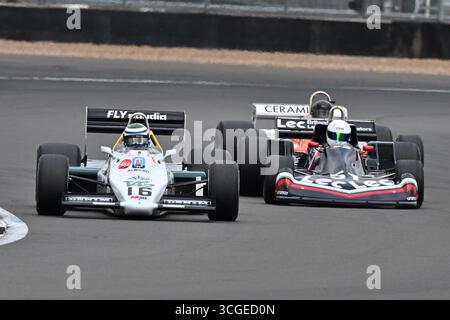 Lec Racing Craig Davies, LEC-Cosworth CRP1, Michael Fitzgerald, Arrows A4, Masters ...
