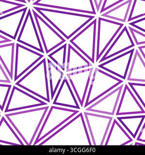 Pattern of triangle shapes. Large triangles size. Monotone style. Geometric shapes outlined. Repeatable pattern. Digital Grapevine. Stock Vector