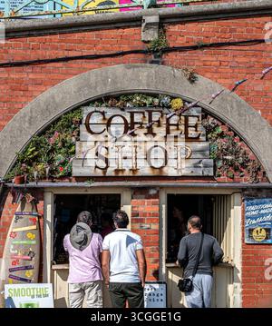 Brighton's Fishing Museum coffee shop on Brighton, East Sussex, seafront in 2025 Stock Photo