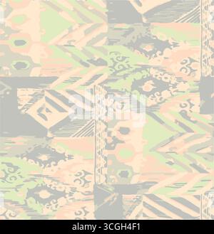 Seamless plaid pattern, brown, cream, suitable for designing clothes such as skirts and pants to add a chic and striking look to your outfit, vector i Stock Vector