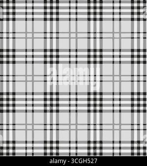 Seamless plaid pattern, brown, cream, suitable for designing clothes such as skirts and pants to add a chic and striking look to your outfit, vector i Stock Vector