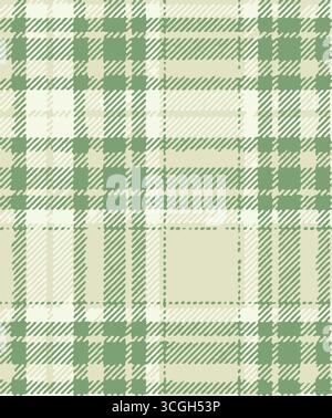 Seamless plaid pattern, brown, cream, suitable for designing clothes such as skirts and pants to add a chic and striking look to your outfit, vector i Stock Vector