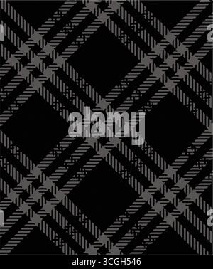 Seamless plaid pattern, brown, cream, suitable for designing clothes such as skirts and pants to add a chic and striking look to your outfit, vector i Stock Vector