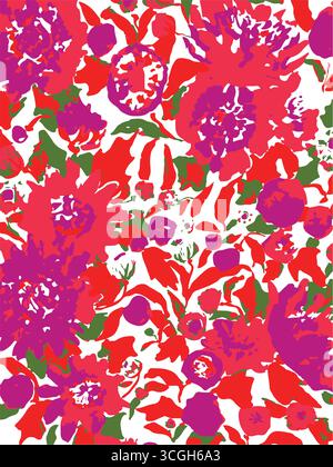 Vintage floral background. Floral pattern with small blue flowers on a ivory white background. Seamless pattern for design and fashion prints. Ditsy Stock Vector
