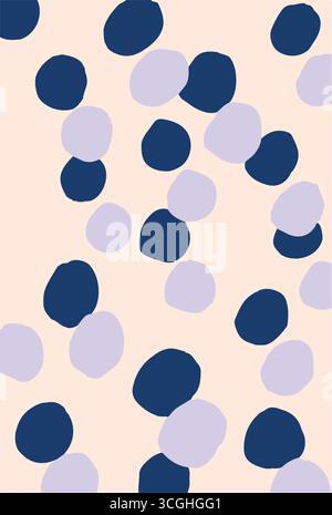 Seamless geometrical chaotic dot pattern background design - abstract ...