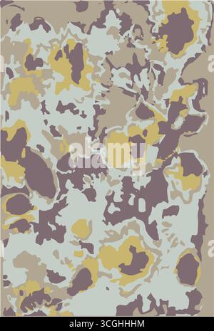 Hand drawn flat design floral pattern design. Abstract floral background with flowers and leaves. Hand drawn modern art. Vintage organic hand drawn na Stock Vector