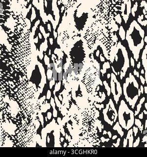 Animal skin pattern seamless. Design for fabric, wallpaper, wrapping, background. Stock Vector