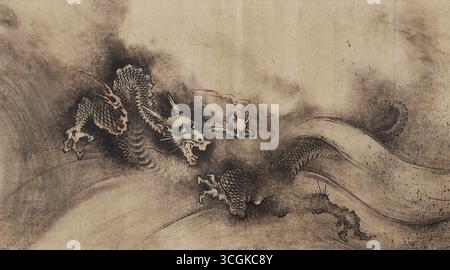 Chen Rong, Nine Dragons (Detail), Southern Song - Museum of Fine Arts ...