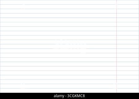 Blank grid lines white worksheet stripes exercise book.Lined paper blank. Sheet with lines and grid. Blank document sign . Vector illustration Stock Vector