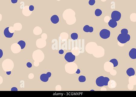 seamless abstract pattern of dots, animal skin; great for wrapping, textile, wallpaper, greeting card- vector illustration Stock Vector