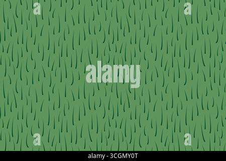 seamless pattern of green grass- vector illustration Stock Vector