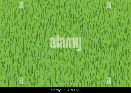 green grass background- vector illustration Stock Vector