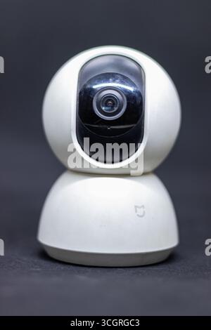 Dome CCTV camera for home and office safety Stock Photo