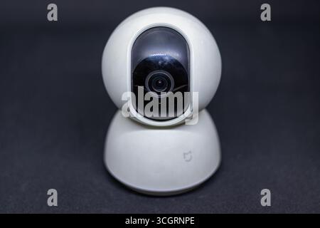 Smart WiFi CCTV camera with night vision feature Stock Photo