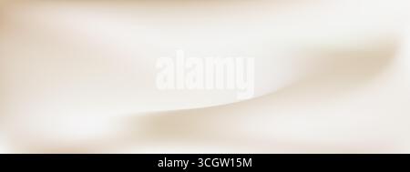 Elegant pearl and cream gradient with soft abstract background. Warm neutral pastel texture for ivory silk wave or minimalist studio backdrop in beige Stock Vector