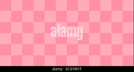 Minimalist seamless pattern with soft light pink squares in a checkered layout. Subtle and clean abstract background. Stock Photo