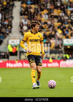 Fer Lopez (28 Wolves) on the ball during the Premier League football ...