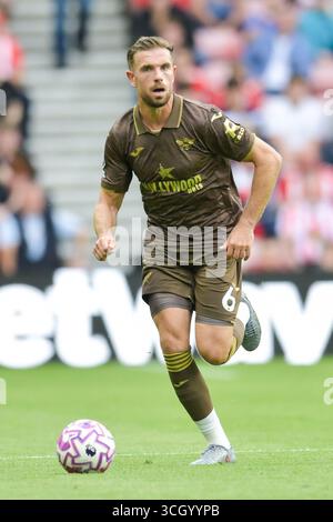 Jordan henderson sunderland fc sunderland hi-res stock