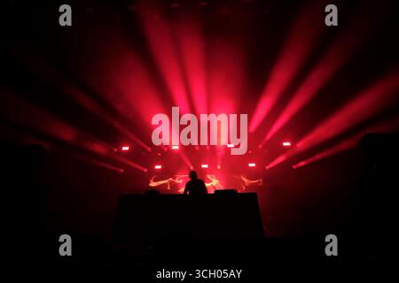 Jedburgh, UK. 30th Aug, 2025. Generation GBX performs onstage during day one of EdgeFest 2025 at LilliardsEdge near Jedburgh on August 30, 2025. EdgeFest 2025, Music Festival. A growing music festival, in the Scottish Borders, now in its third year, being held at Lilliardsedge, near Jedburgh. Music and entertainment for all the family, under the big top. Main Stage Line Up ( Credit: Rob Gray/Alamy Live News Stock Photo