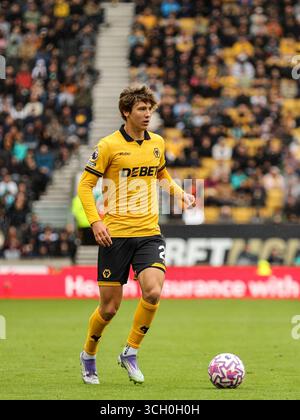 Fer Lopez (28 Wolves) on the ball during the Premier League football ...