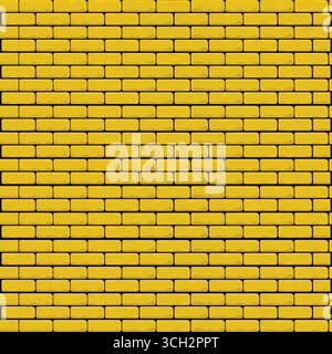 Classic Brick Wall with Neat Natural Texture Stock Vector