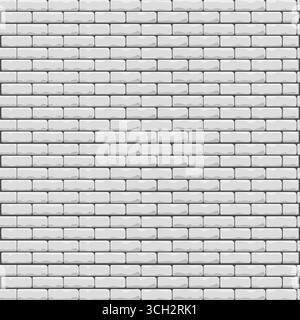 Classic Brick Wall with Neat Natural Texture Stock Vector